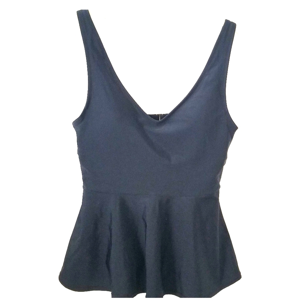 NEVER WORN Old Navy Peplum Tankini Swim Top